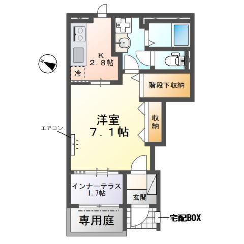 グランアサヒ 間取り図画像