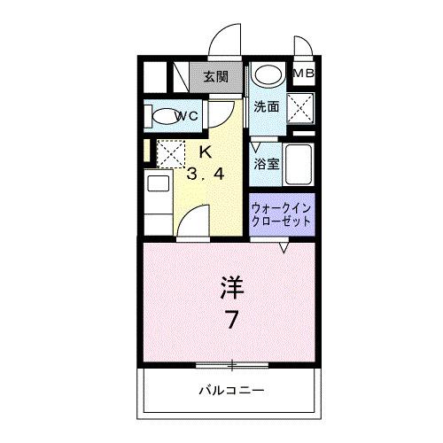 リッシュ（204） 間取り図画像