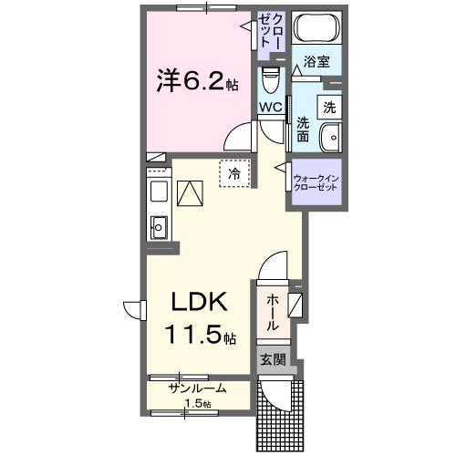 レジーナ　ガーデンＡ（101） 間取り図画像