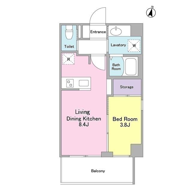 グラース洗足池（402） 間取り図画像