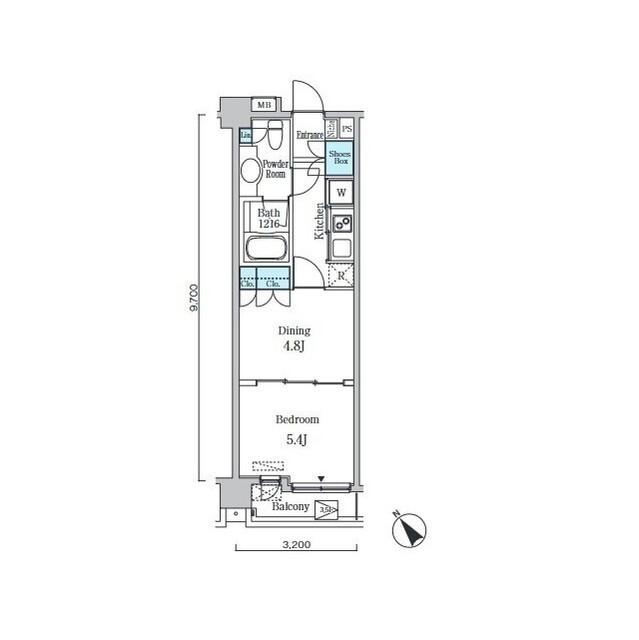 クインテット恵比寿（0302） 間取り図画像