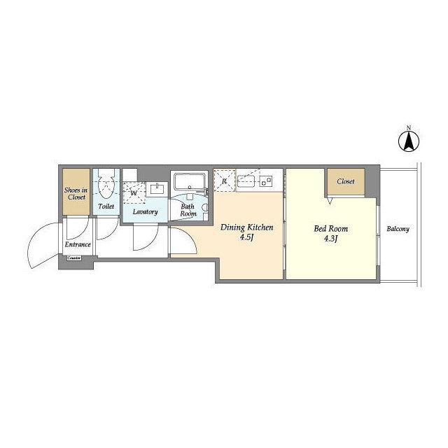 クラリティア入谷（0708） 間取り図画像