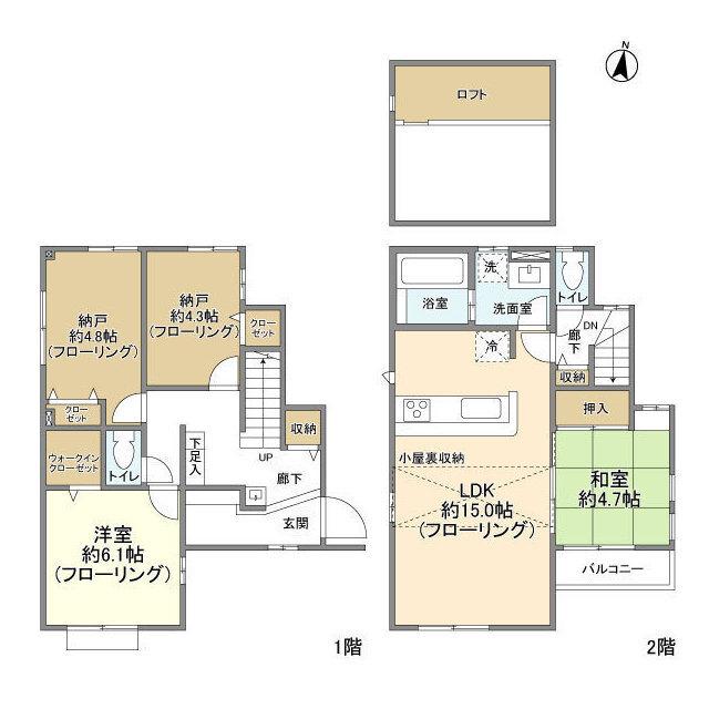 Kolet板橋四葉#04 間取り図画像