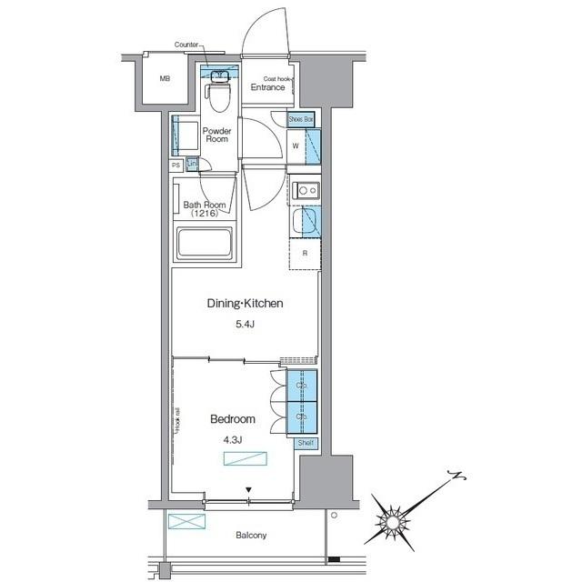 ルフォンプログレ赤塚（0902） 間取り図画像