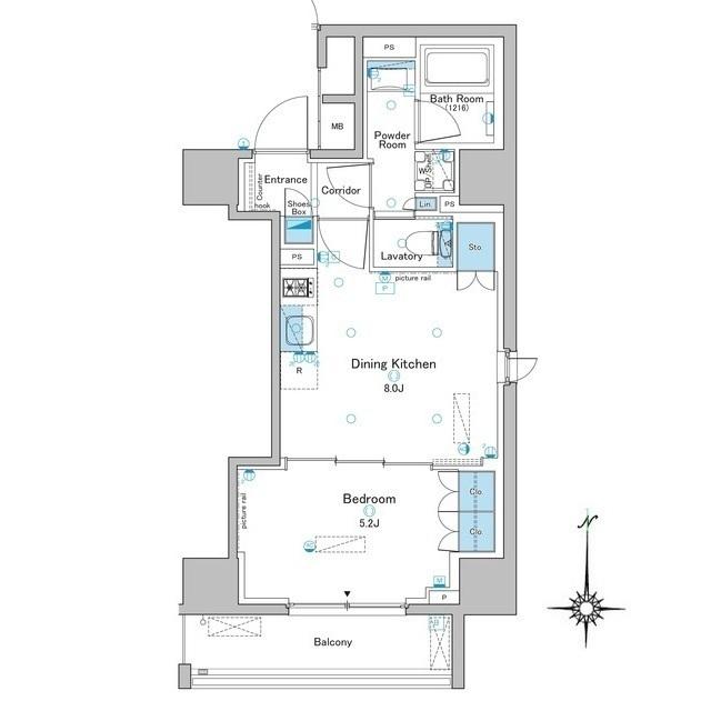 ルフォンプログレ大森西（205） 間取り図画像