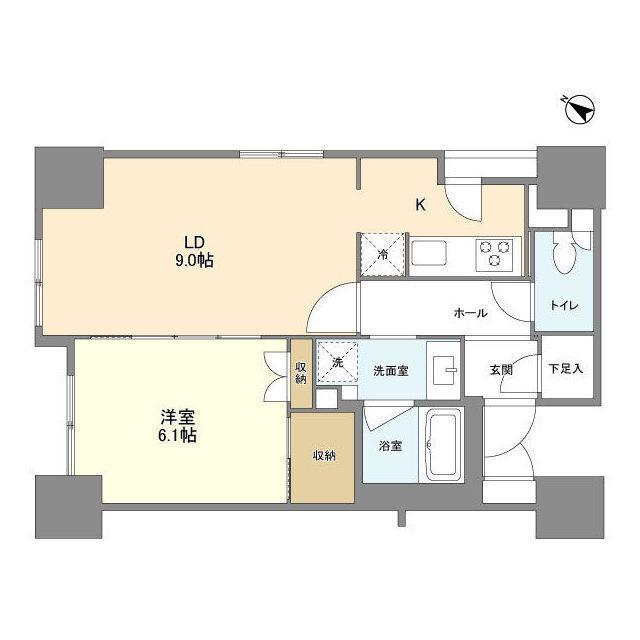 ＬａＳａｎｔｅ五反田（0601） 間取り図画像