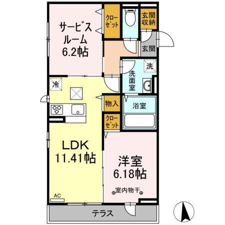 Bambus（102） 間取り図画像