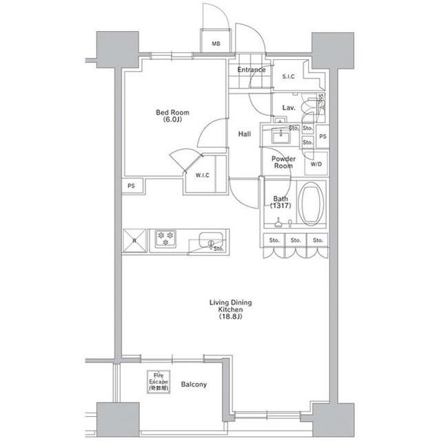 コンフォリア渋谷ＷＥＳＴ（1004） 間取り図画像