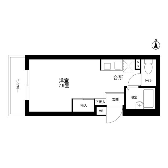 エムティーフラット（205） 間取り図画像
