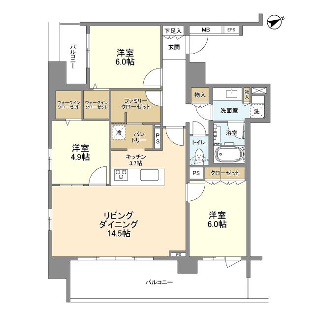 リエトコート浅草橋（1202） 間取り図画像