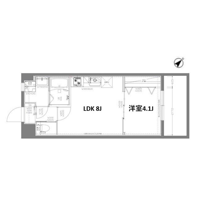 ウィルテラス押上（305） 間取り図画像