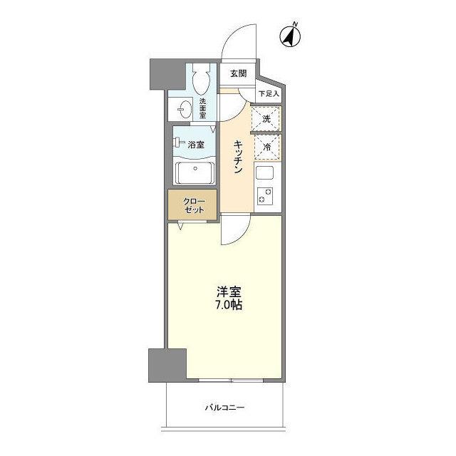 アルファコート西川口２６（306） 間取り図画像