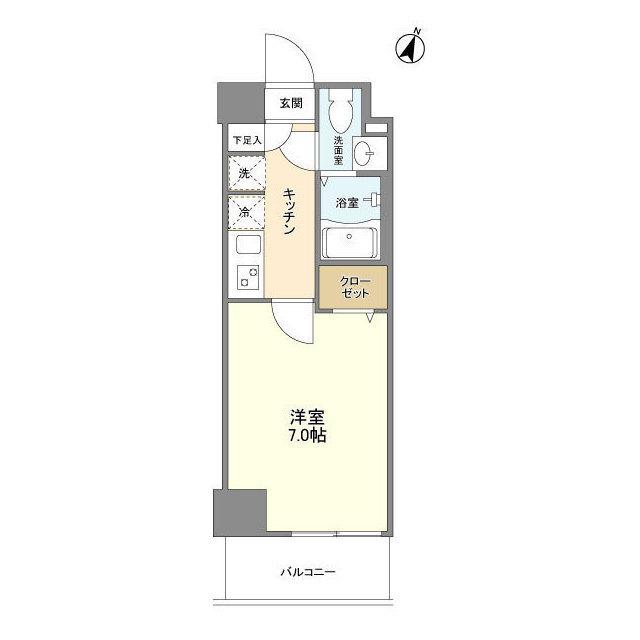 アルファコート西川口２６（502） 間取り図画像