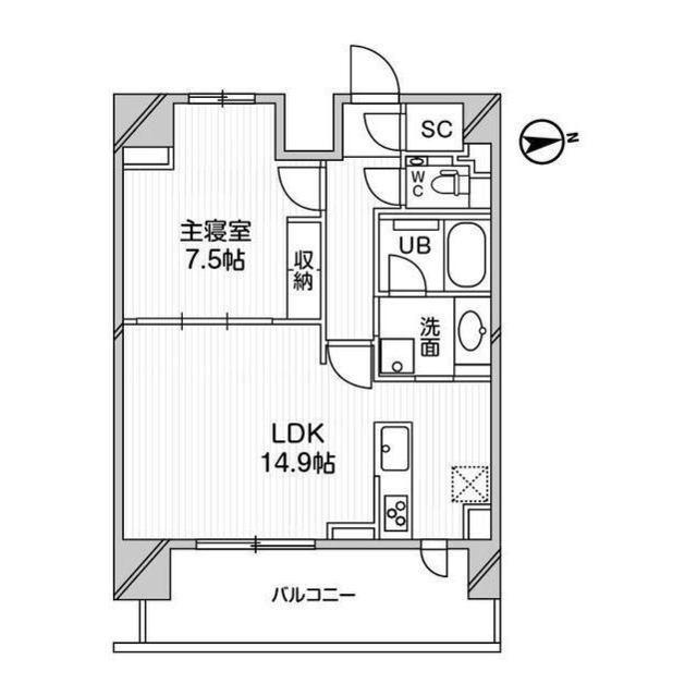 Ｍ白金台（1102） 間取り図画像