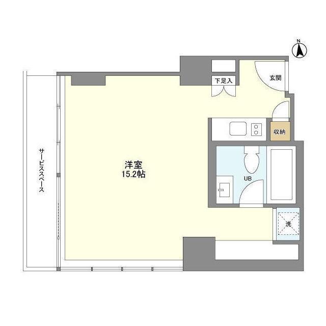 フロンティアレジデンスザタワー品川（1213） 間取り図画像