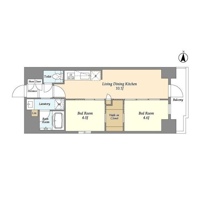 ドゥーエ両国Ⅴ（0202） 間取り図画像