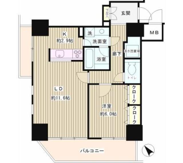 トレステージ目黒（1005） 間取り図画像