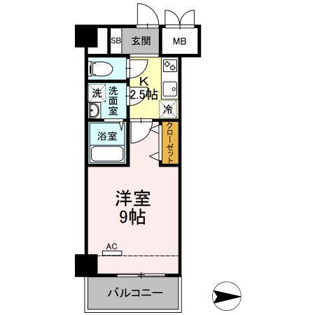 Grande Carro(ｸﾞﾗﾝﾃﾞｶｯﾛ)（203） 間取り図画像