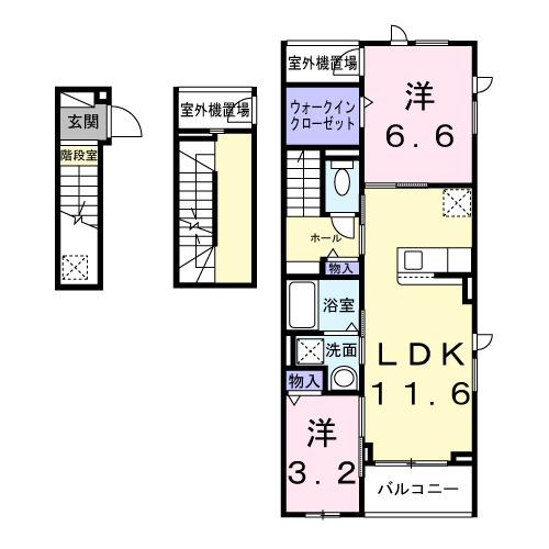 アルカディアⅡ（301） 間取り図画像