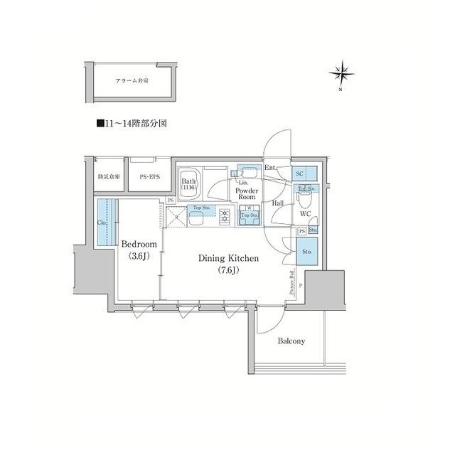 スタイリオ蒲田ＷＥＳＴ（1406） 間取り図画像