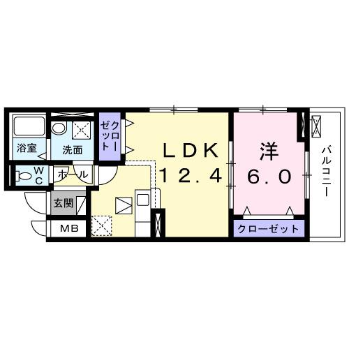 グレイス（301） 間取り図画像
