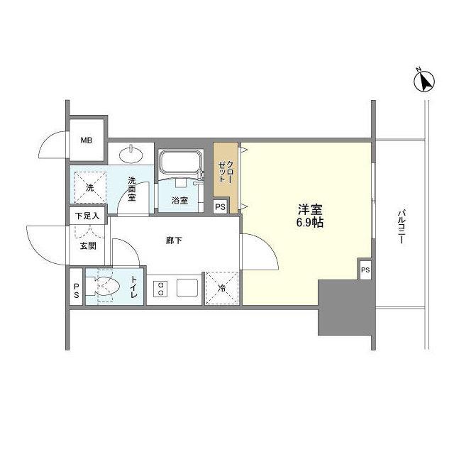 ＢＬＥＳＳ蔵前（0418） 間取り図画像