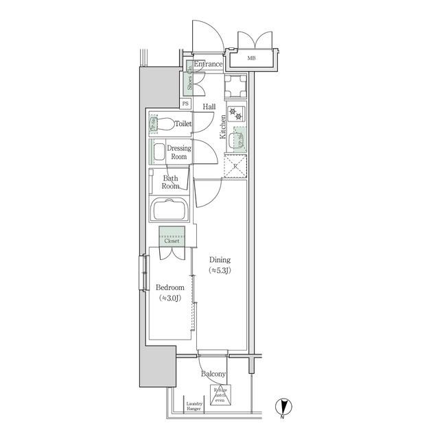 ブルックサイドレジデンス木場（626） 間取り図画像