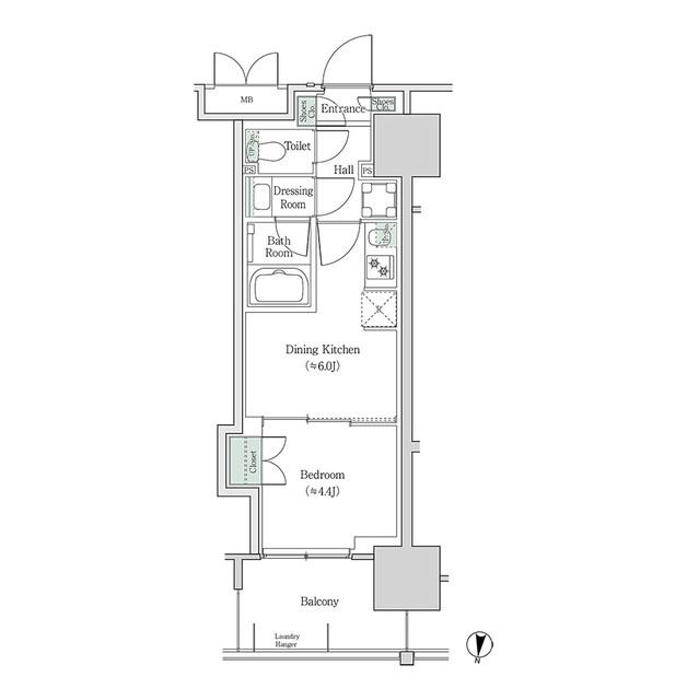 ブルックサイドレジデンス木場（639） 間取り図画像