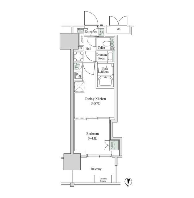 ブルックサイドレジデンス木場（638） 間取り図画像