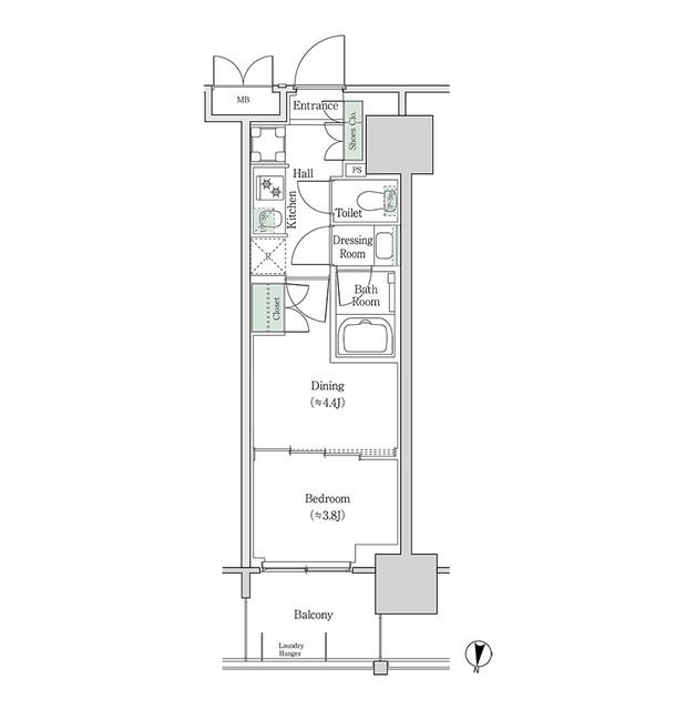 ブルックサイドレジデンス木場（635） 間取り図画像