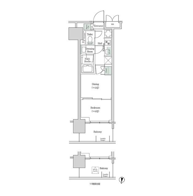 ブルックサイドレジデンス木場（1026） 間取り図画像