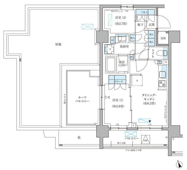 パークアクシス文京本郷（617） 間取り図画像