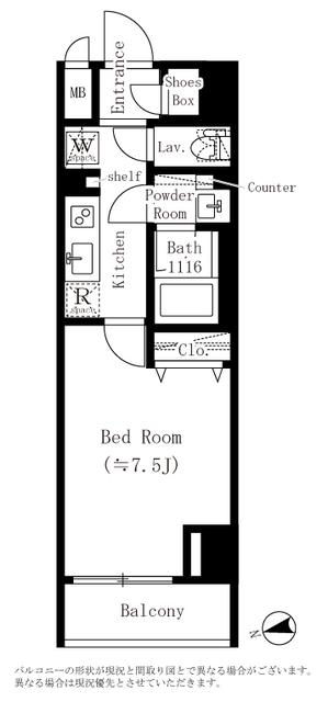 ＲＥＳＩＤＥＮＣＥ　大鳥居（703） 間取り図画像