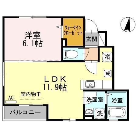 ワイズベル（101） 間取り図画像