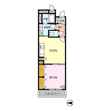 ラフィーネデュオ（504） 間取り図画像