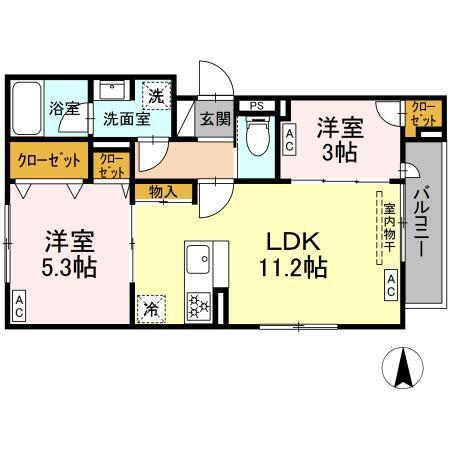 セレスティア北小岩Ⅴ（201） 間取り図画像