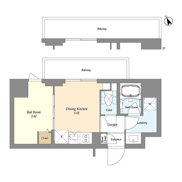 ドゥーエ曳舟Ⅲ（606） 間取り図画像