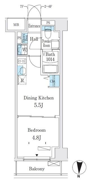 クラリティア板橋本町（703） 間取り図画像