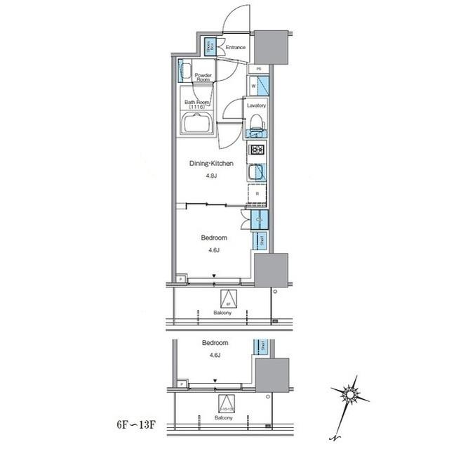 ルフォンプログレ渋谷ヒルトップ（1208） 間取り図画像