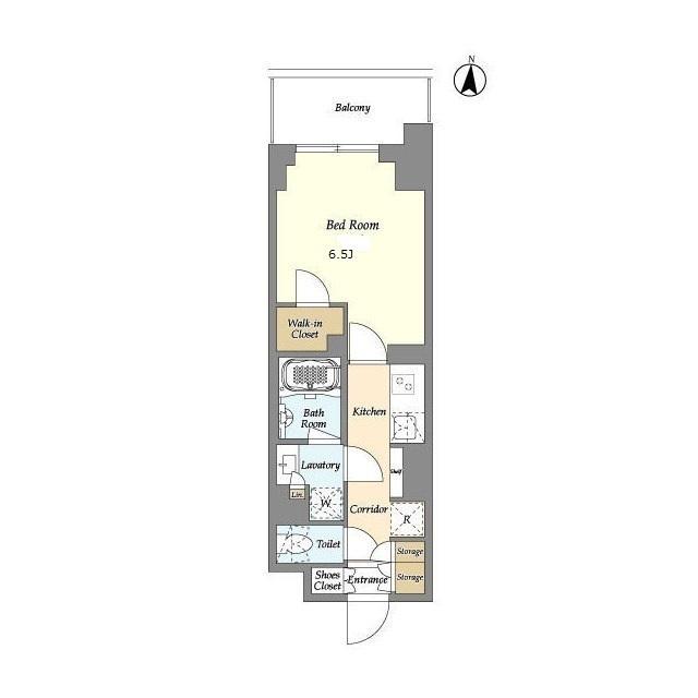 ドゥーエ亀戸（0807） 間取り図画像