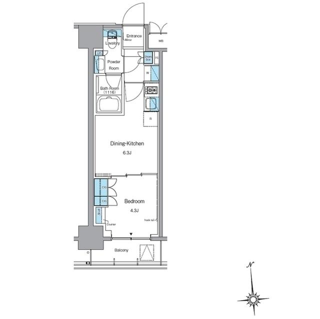 ルフォンプログレ上野稲荷町（0204） 間取り図画像