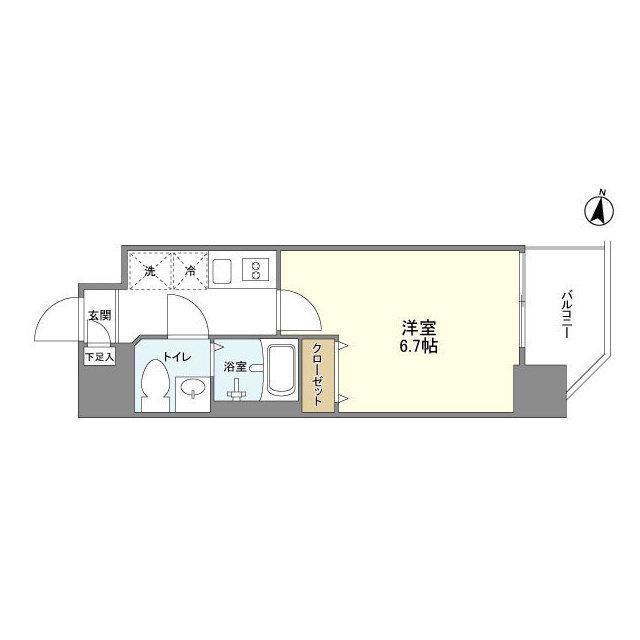 アルファコート西川口２３（304） 間取り図画像