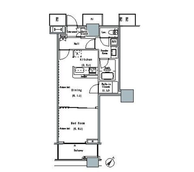 ＴＨＥ　ＴＯＫＹＯ　ＴＯＷＥＲＳ　ＭＩＤＴＯＷＥＲ（2604） 間取り図画像