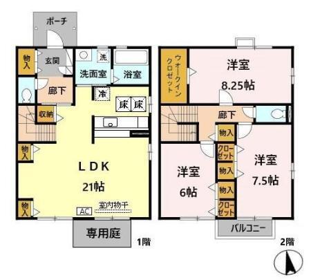グラン・ラフィーネ　ＡＢ（A101） 間取り図画像