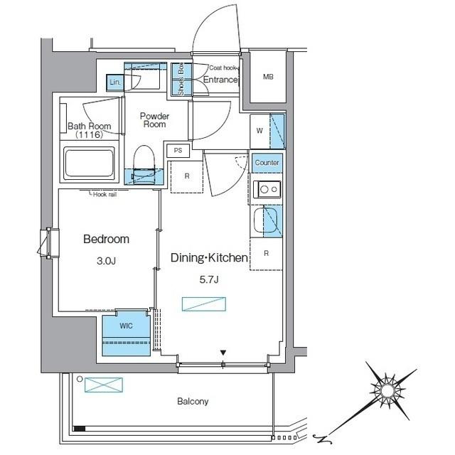 ルフォンプログレ赤塚（1206） 間取り図画像