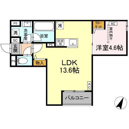 MOCRAFT南小岩（101） 間取り図画像