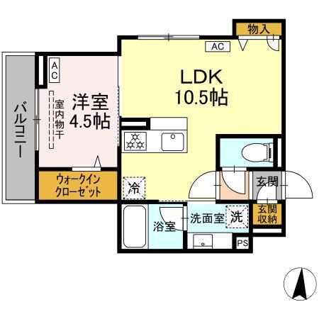 D-Kowari（303） 間取り図画像