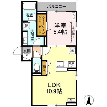 D-Kowari（201） 間取り図画像