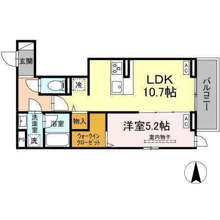 D-abanico（303） 間取り図画像