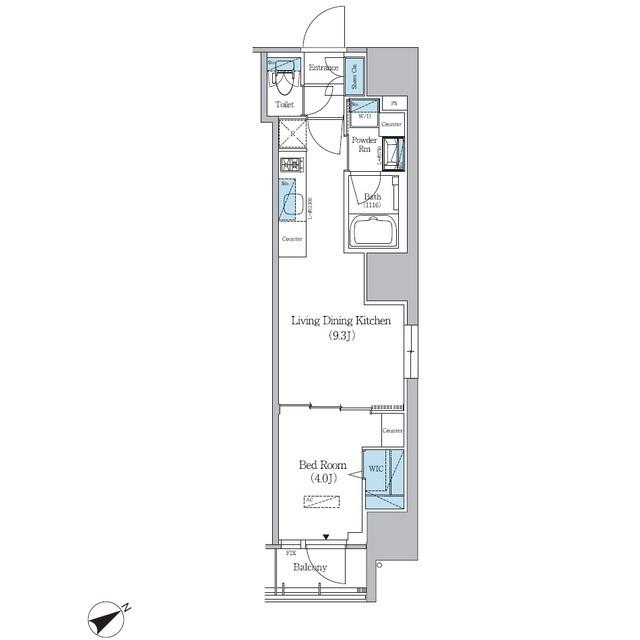 アーバネックス浅草橋フロント（1302） 間取り図画像